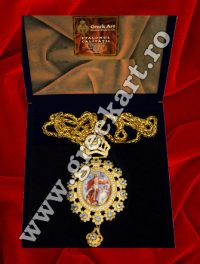 Engolpion pietre albastre